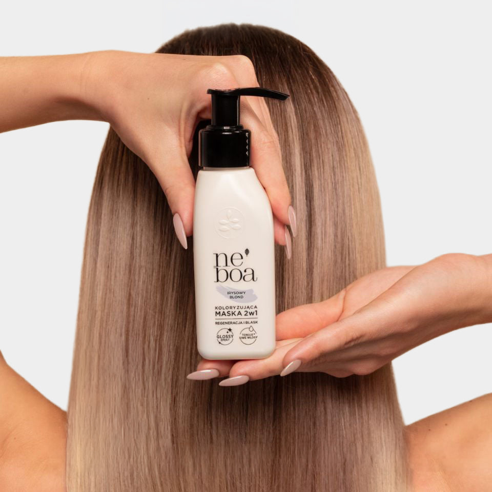 Koloryzująca maska 2w1 Irysowy Blond PL