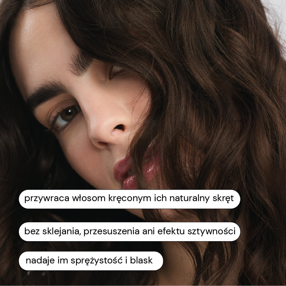 Just Curly spray nawilżający do reanimacji skrętu PL