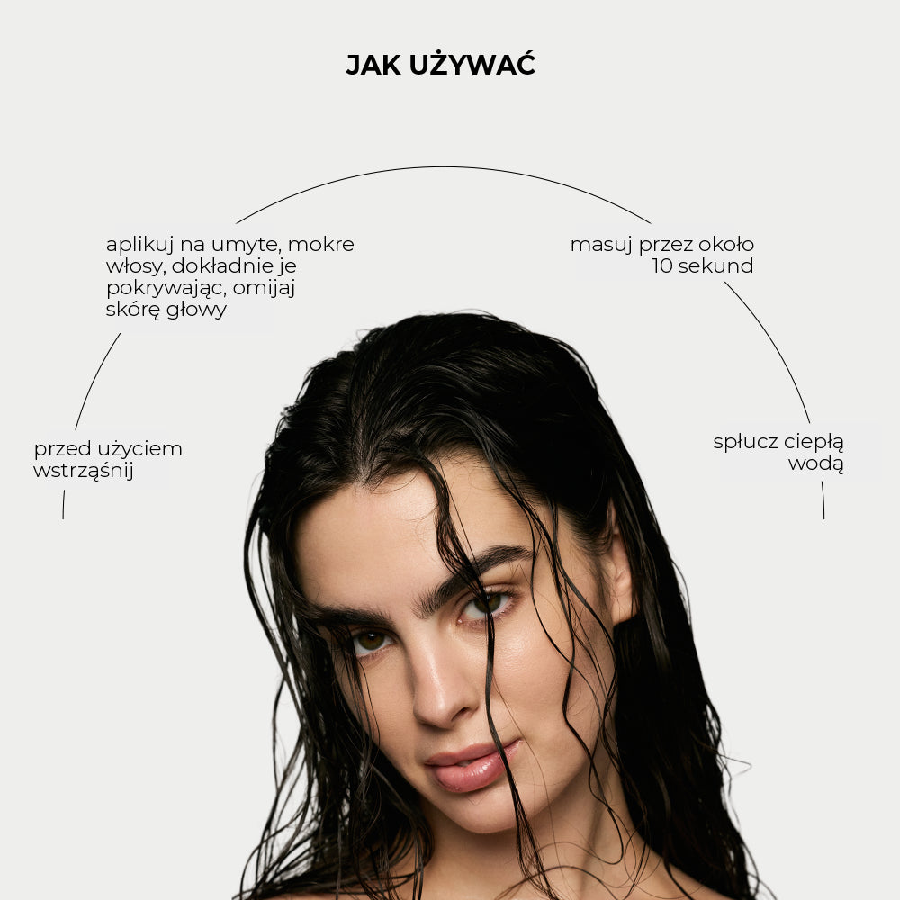 GLOSSY HAIR Woda lameralna wygładzająca PL