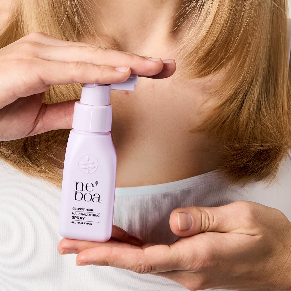 Glossy Hair spray wygładzający mini