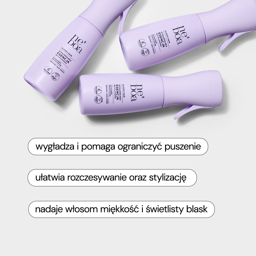 Glossy Hair wygładzająca esencja bez spłukiwania