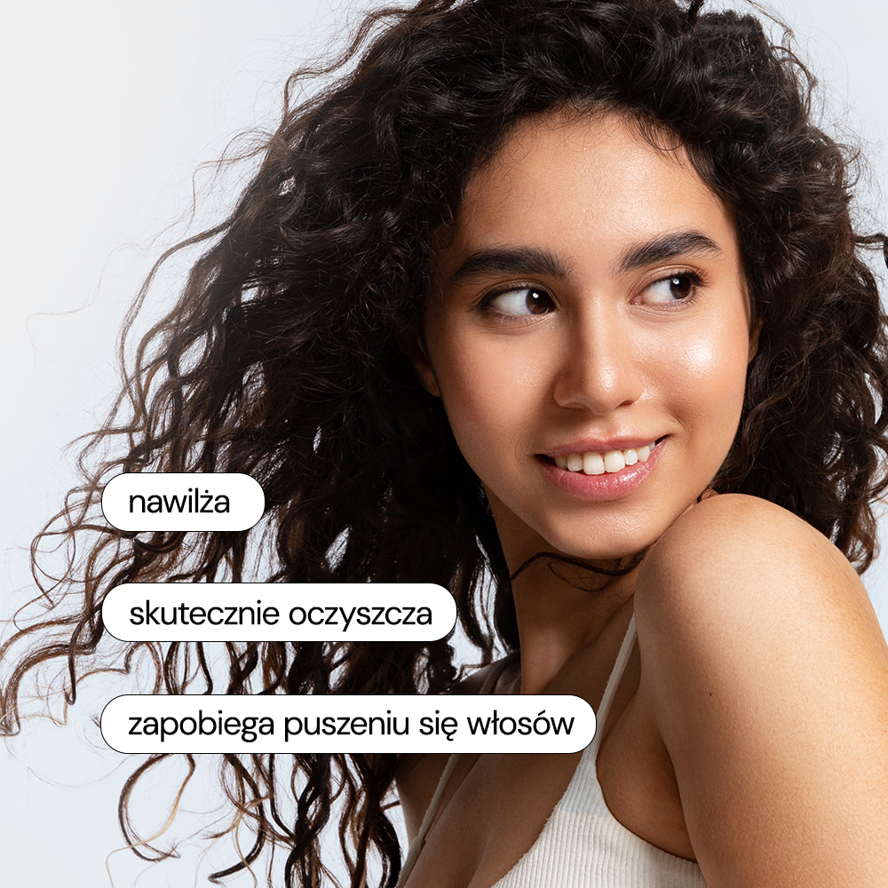 JUST CURLY Zmiękczająca maska do włosów kręconych i falowanych PL