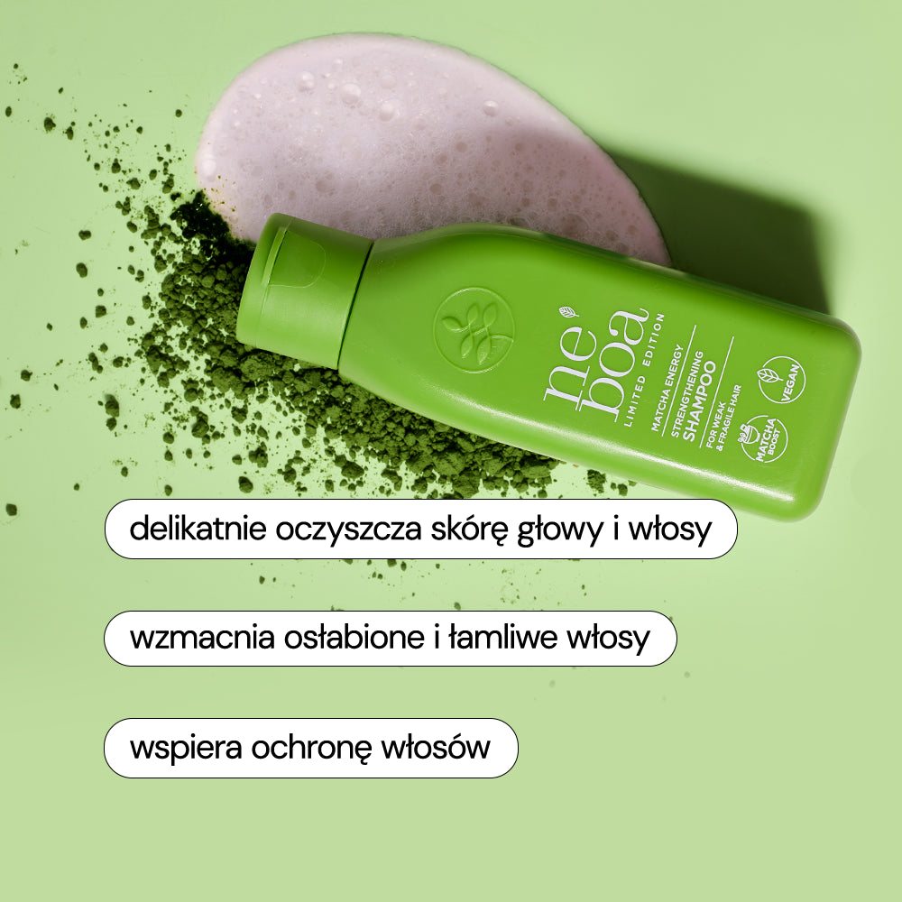 Matcha Energy szampon wzmacniający mini