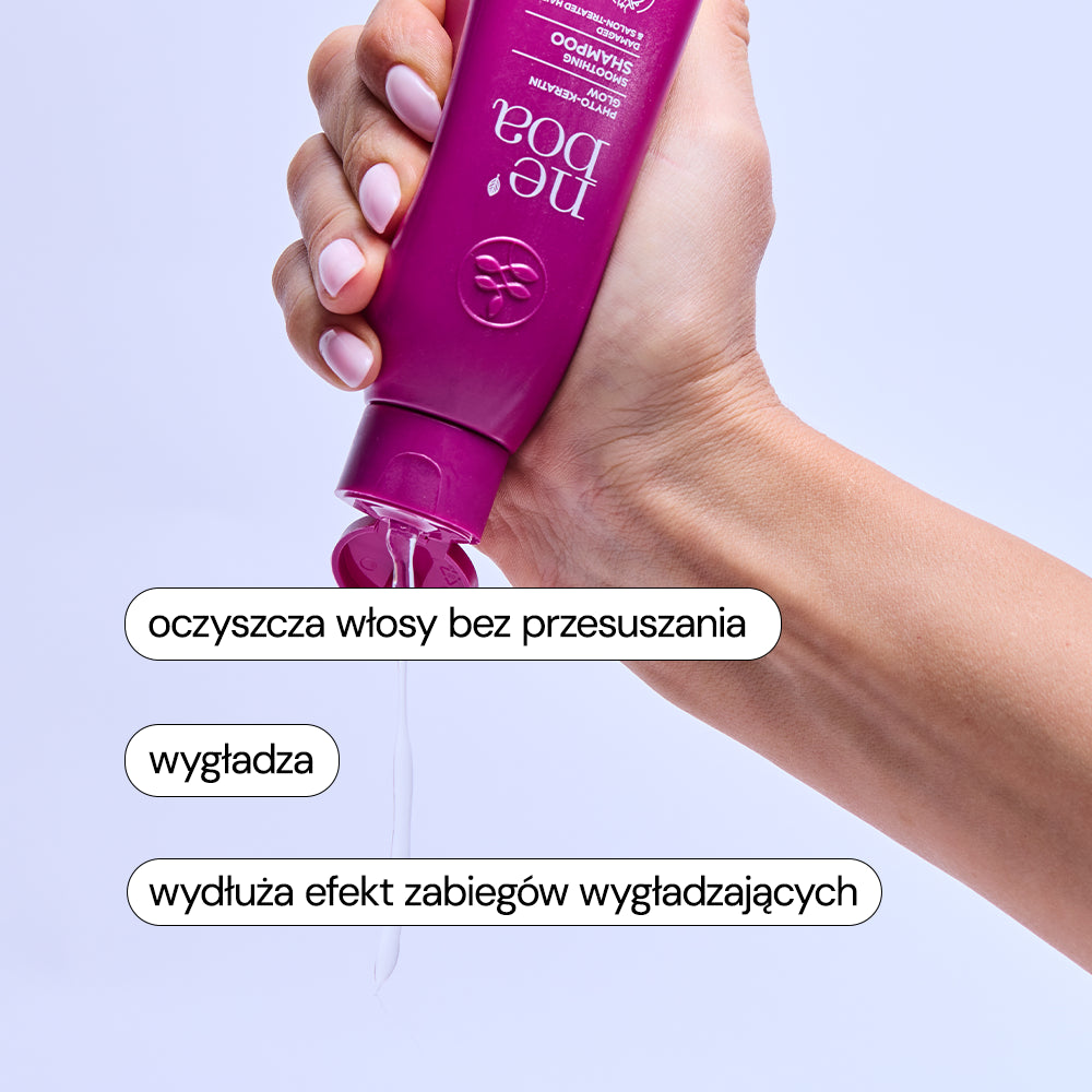 Phyto-Keratin Glow szampon wygładzający mini
