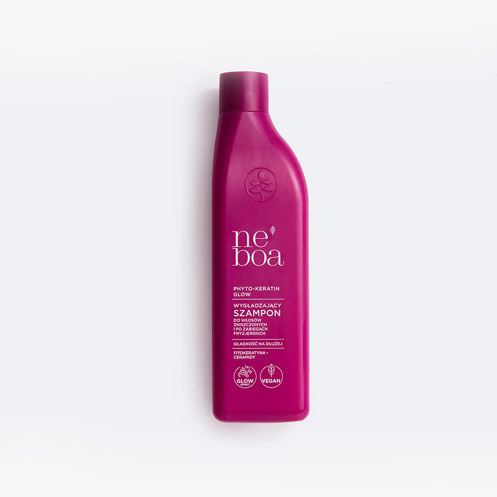PHYTO-KERATIN GLOW Szampon wygładzający do włosów zniszczonych i po zabiegach fryzjerskich