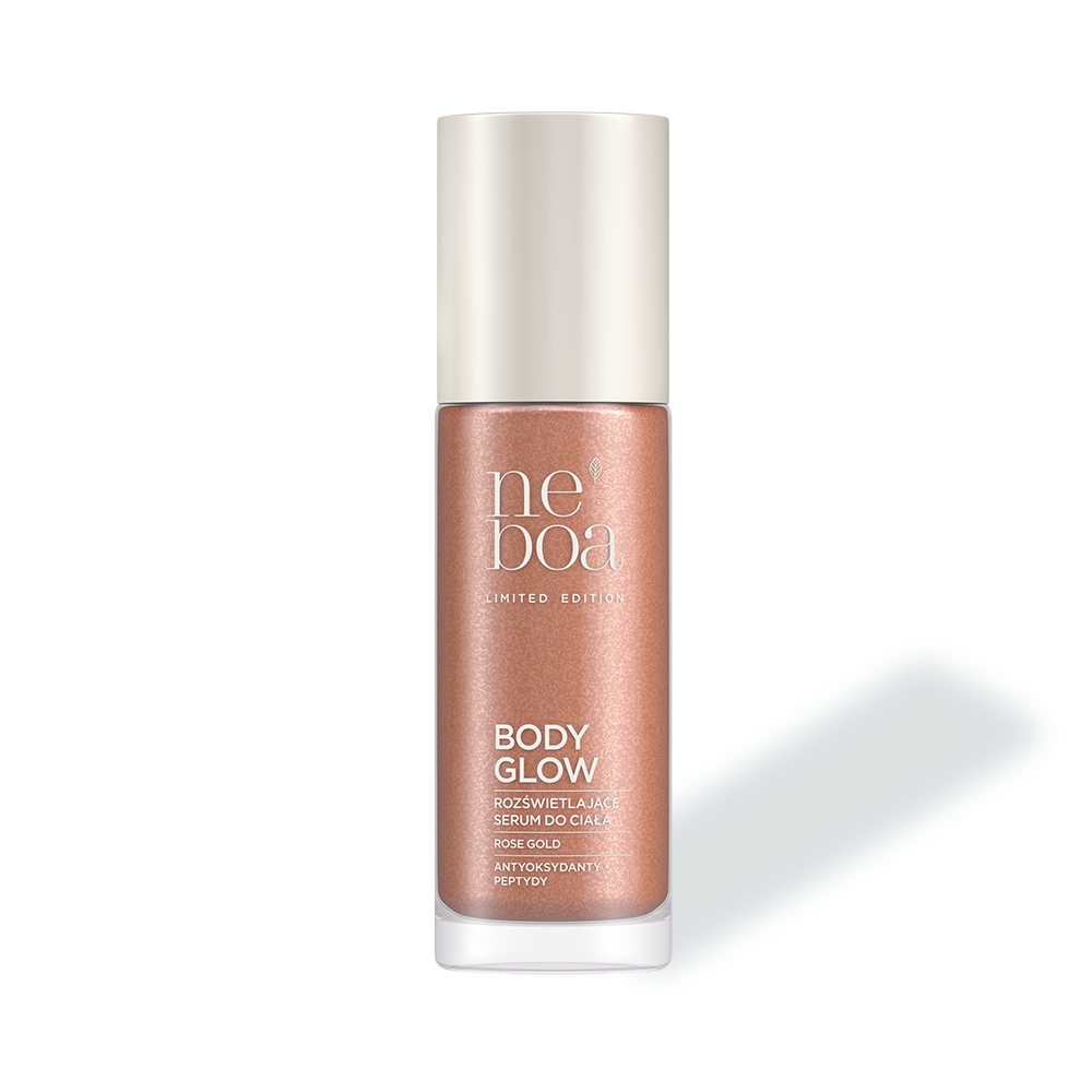 Serum rozświetlające do ciała GLITTER  Body Glow Rose Gold PL