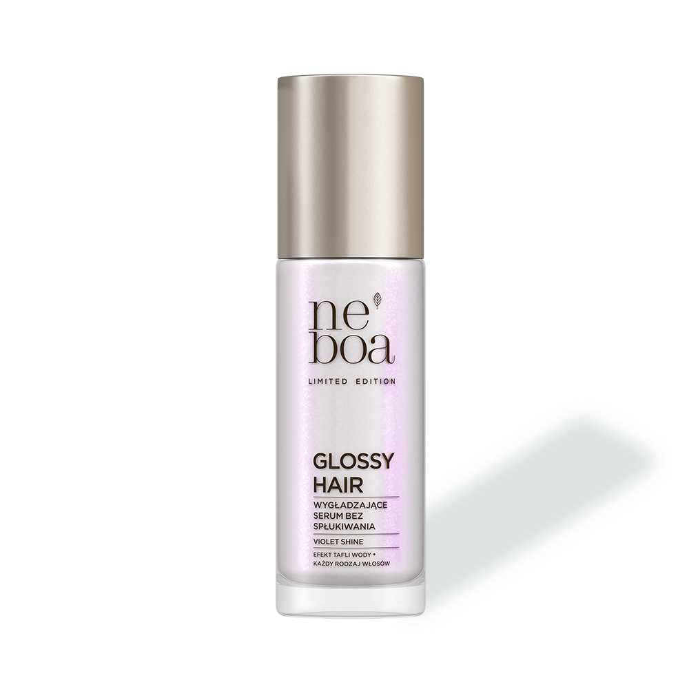 Serum wygładzające bez spłukiwania GLITTER  Glossy Hair Violet Shine PL